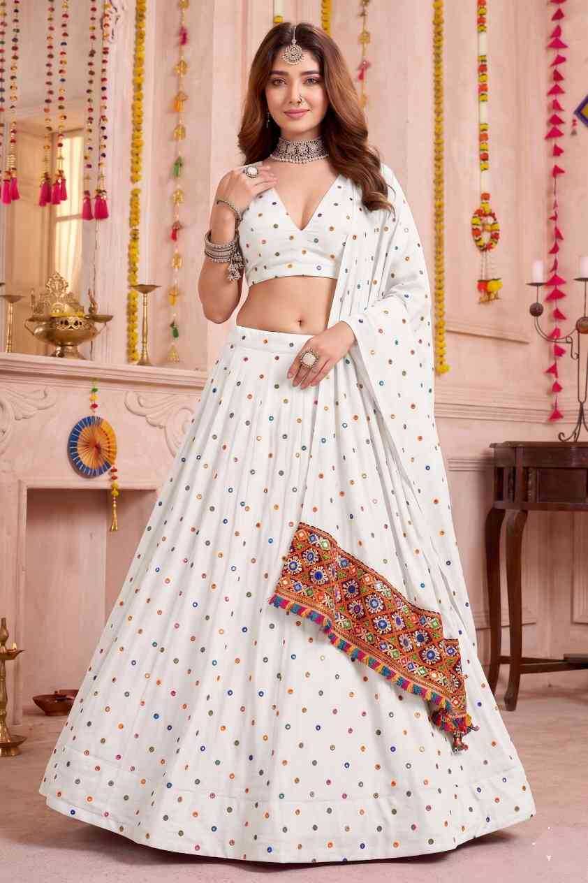 Heavy Rayon Embroidered Lehenga