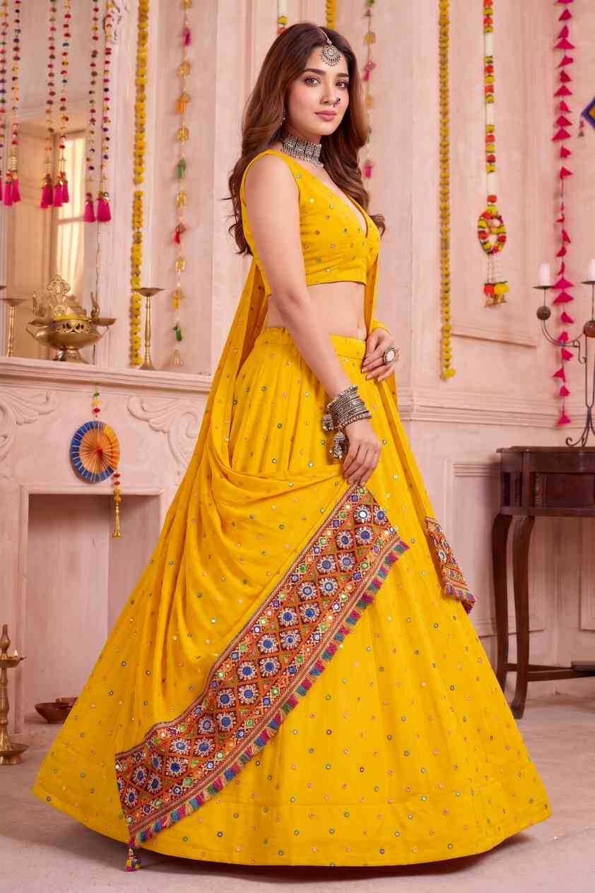Heavy Rayon Embroidered Lehenga