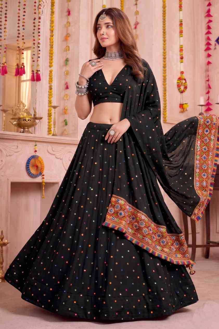 Heavy Rayon Embroidered Lehenga