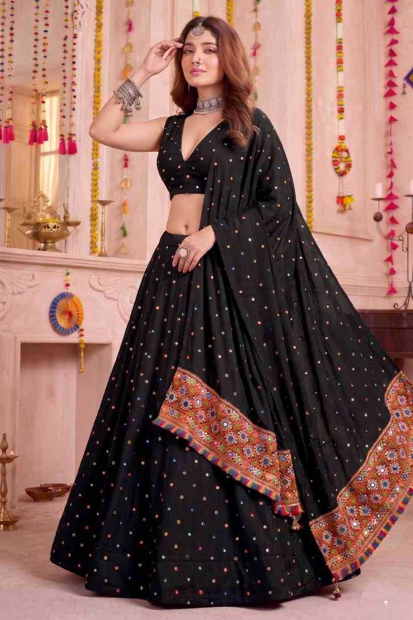 Heavy Rayon Embroidered Lehenga