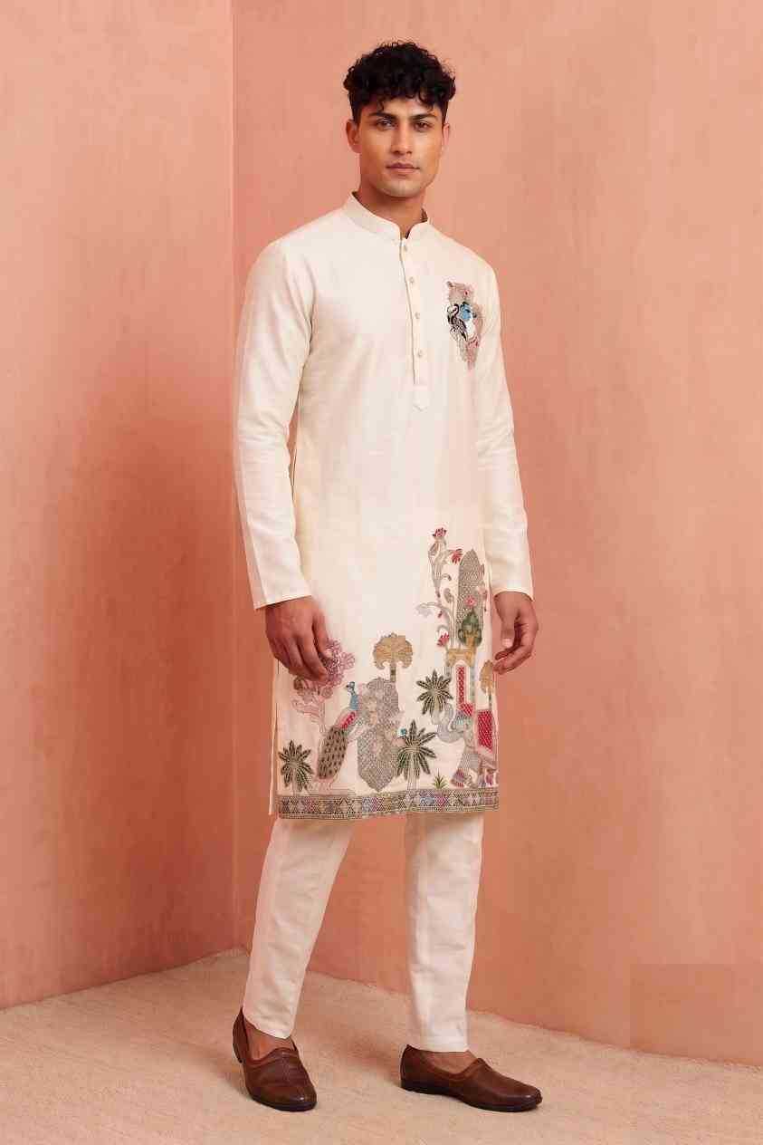 Silk Mens Kurta Pyjama