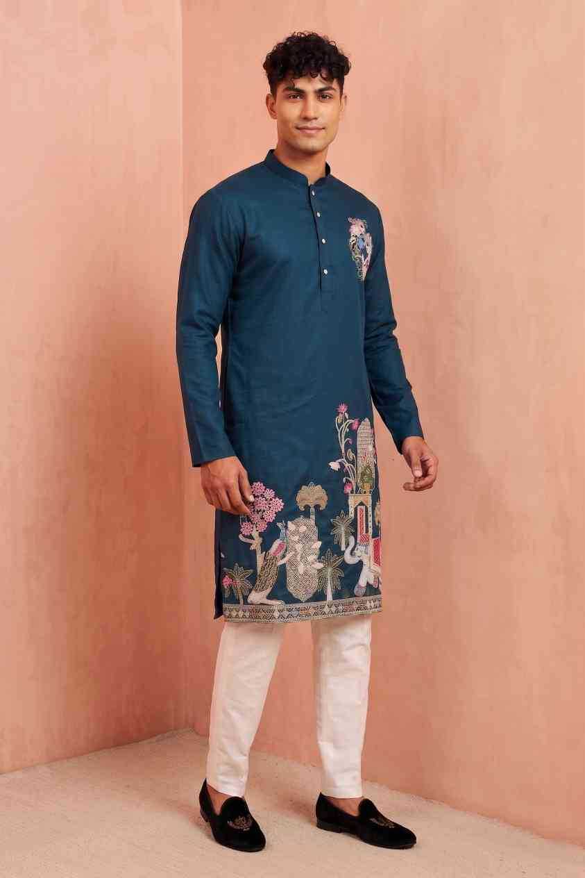 Silk Mens Kurta Pyjama