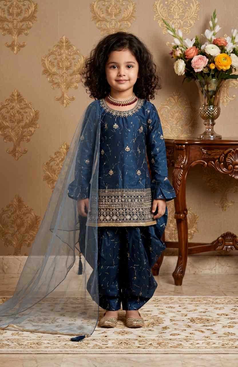 Faux Georgette Kids Suit