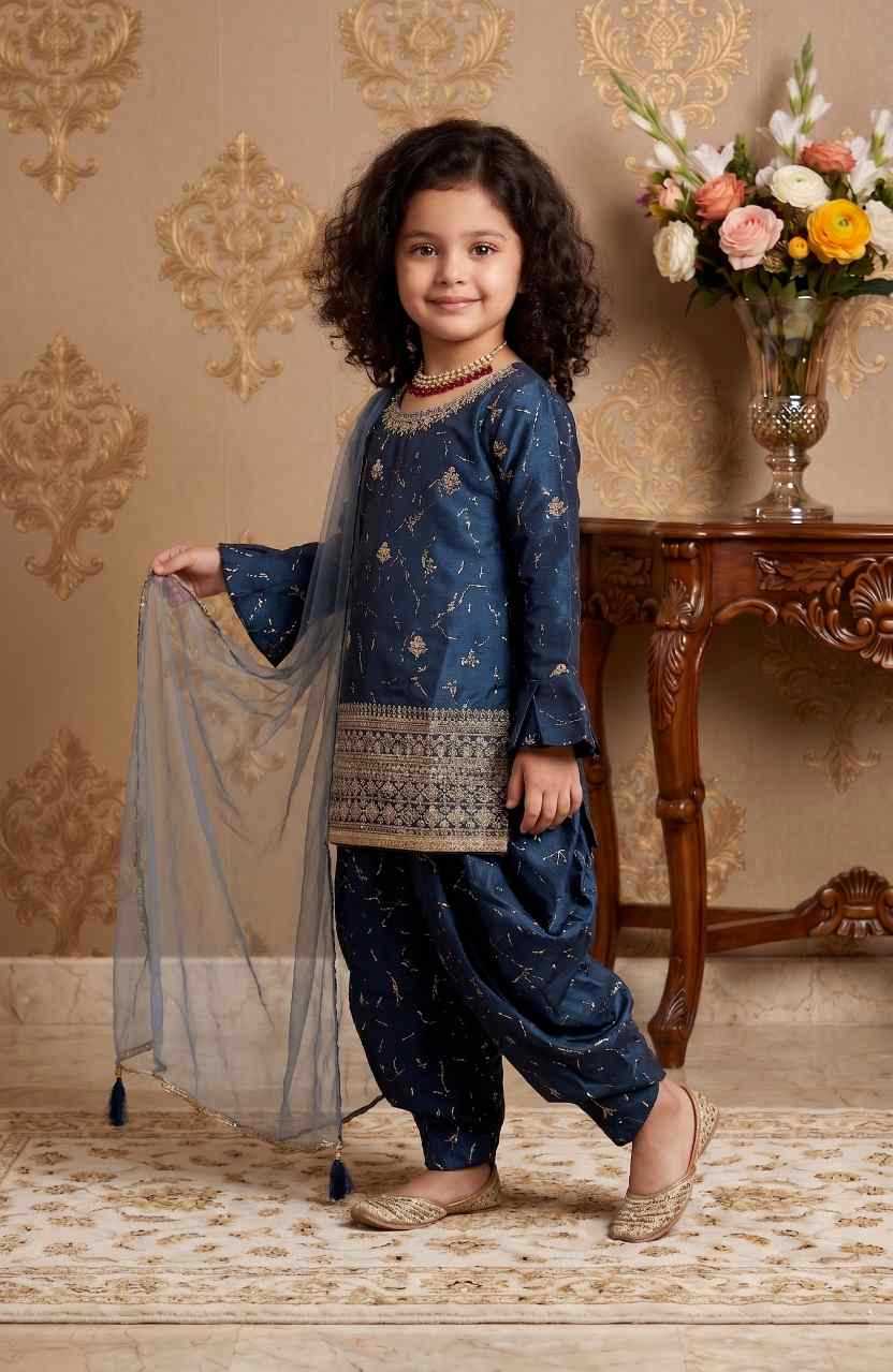 Faux Georgette Kids Suit