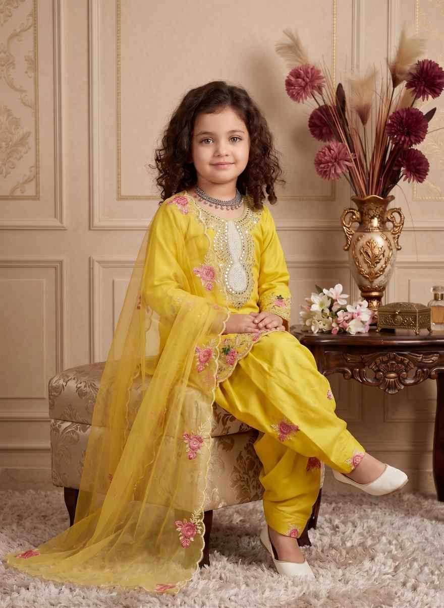 Faux Georgette Kids Suit