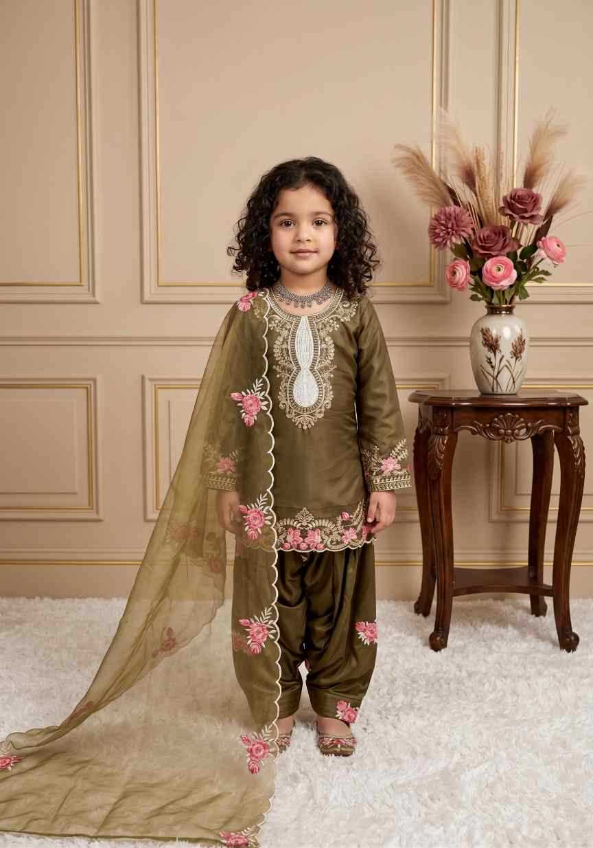 Faux Georgette Kids Suit