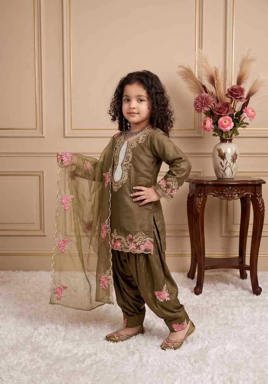 Faux Georgette Kids Suit