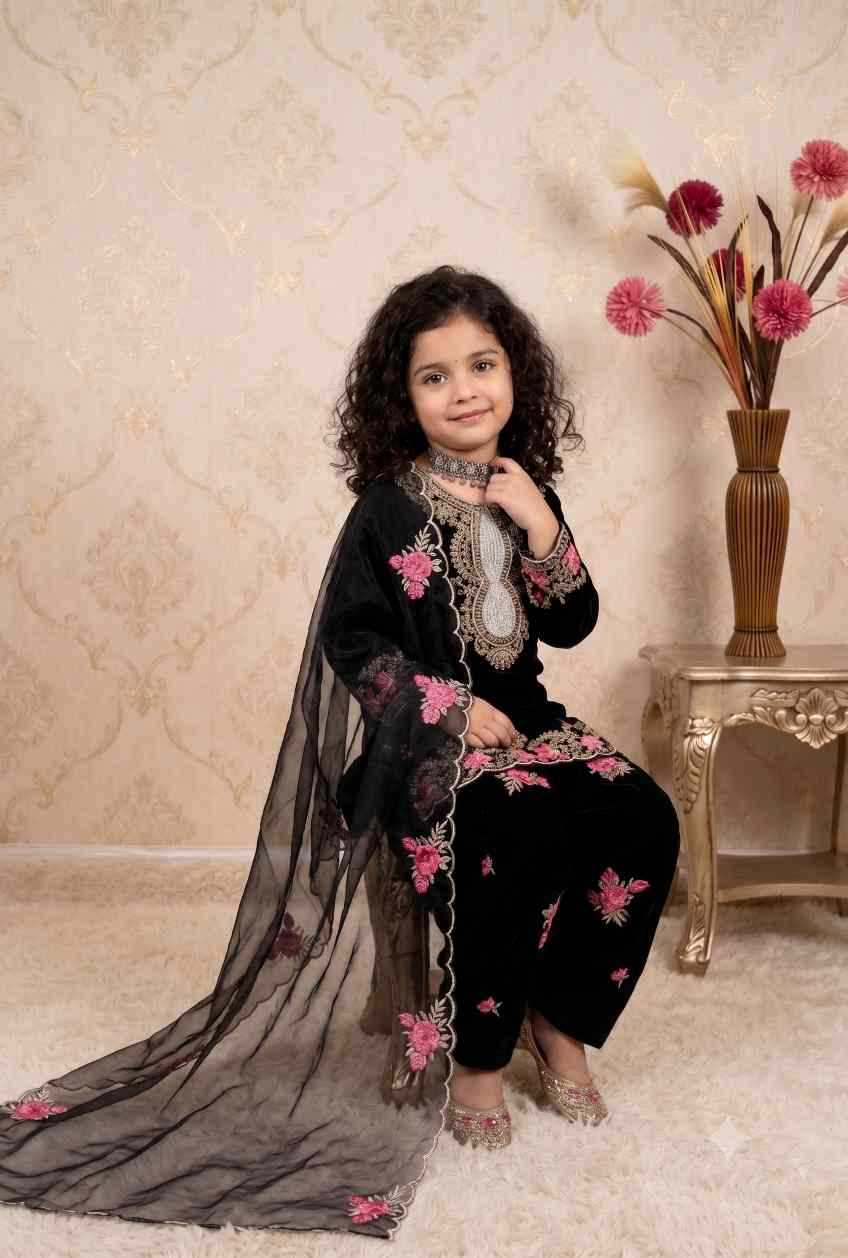 Faux Georgette Kids Suit