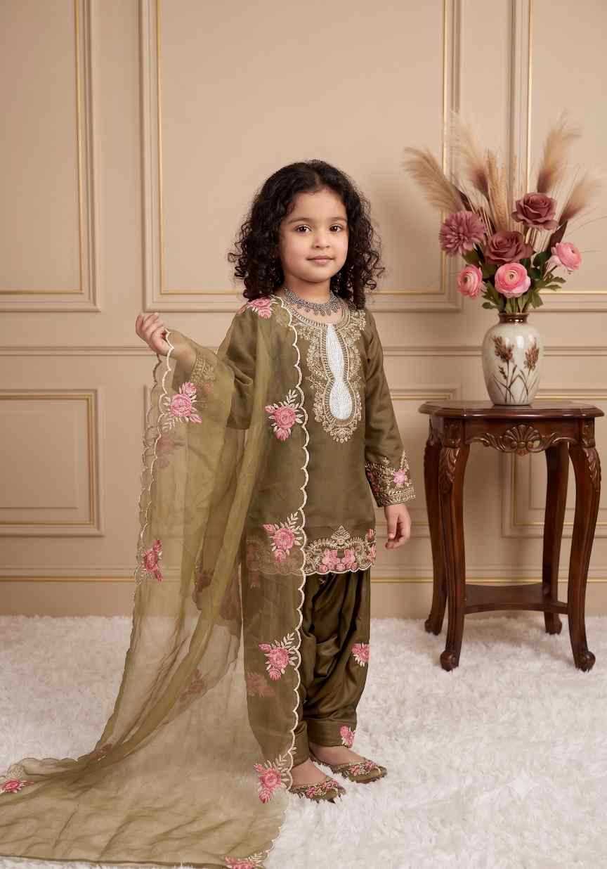 Faux Georgette Kids Suit