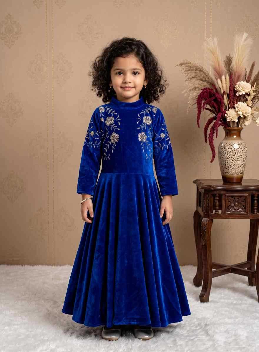 Faux Georgette Kids Gown
