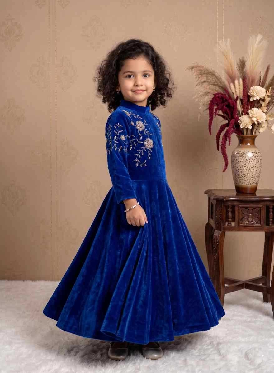 Faux Georgette Kids Gown
