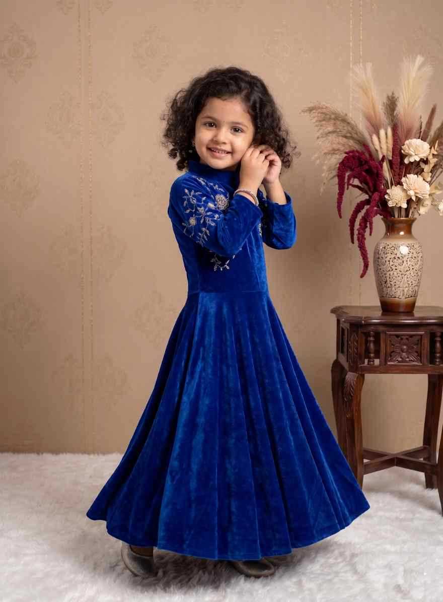 Faux Georgette Kids Gown