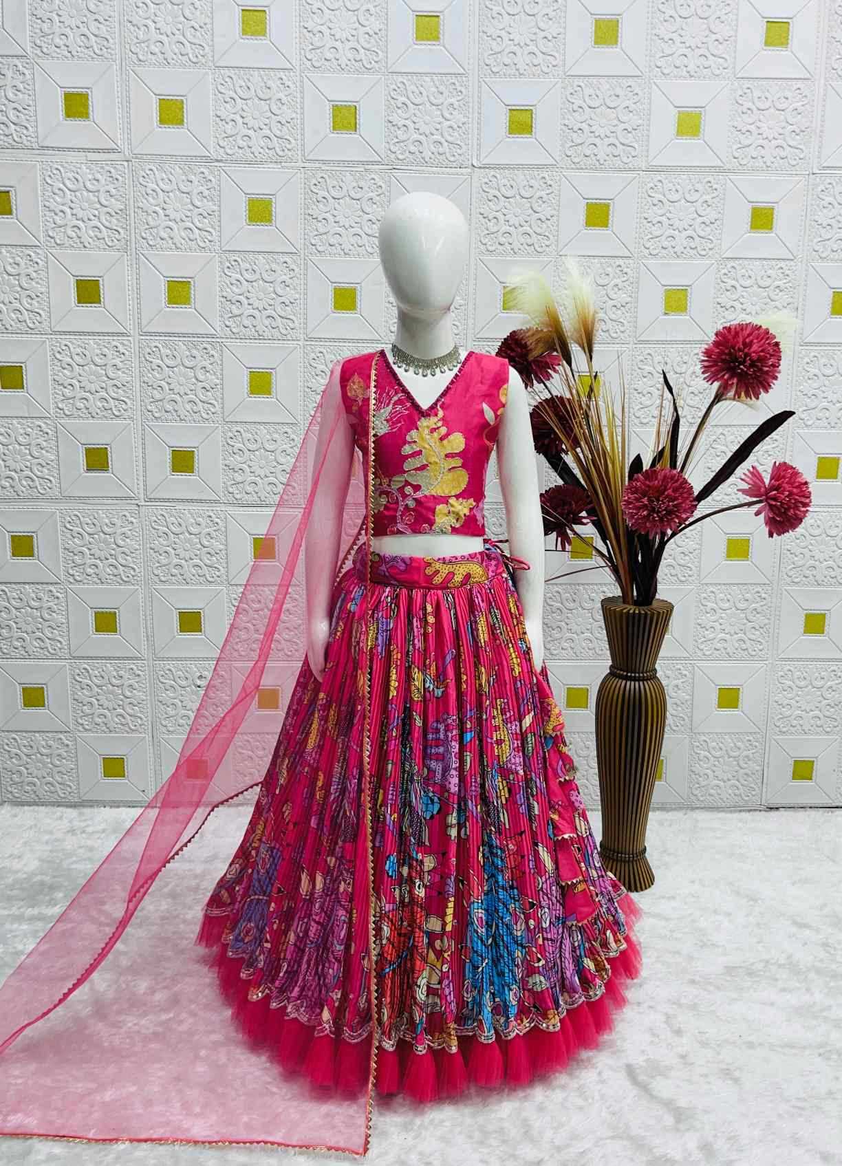 Chinon Silk Kids Lehenga