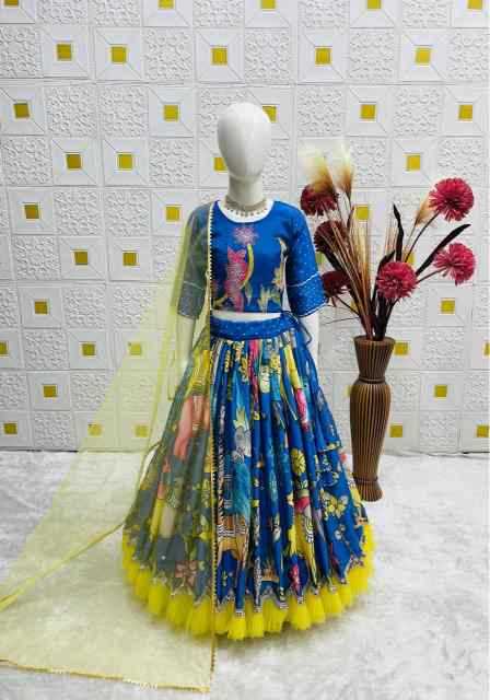 Chinon Silk Kids Lehenga