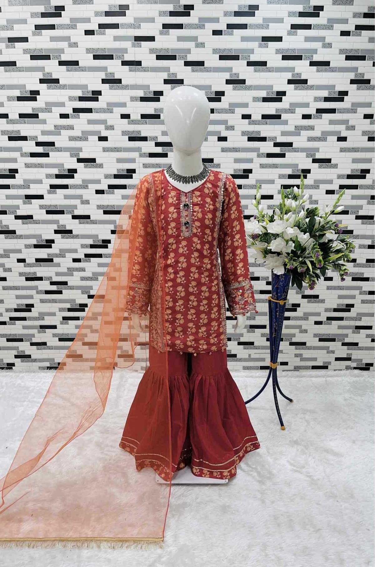 Rayon Kids Suit