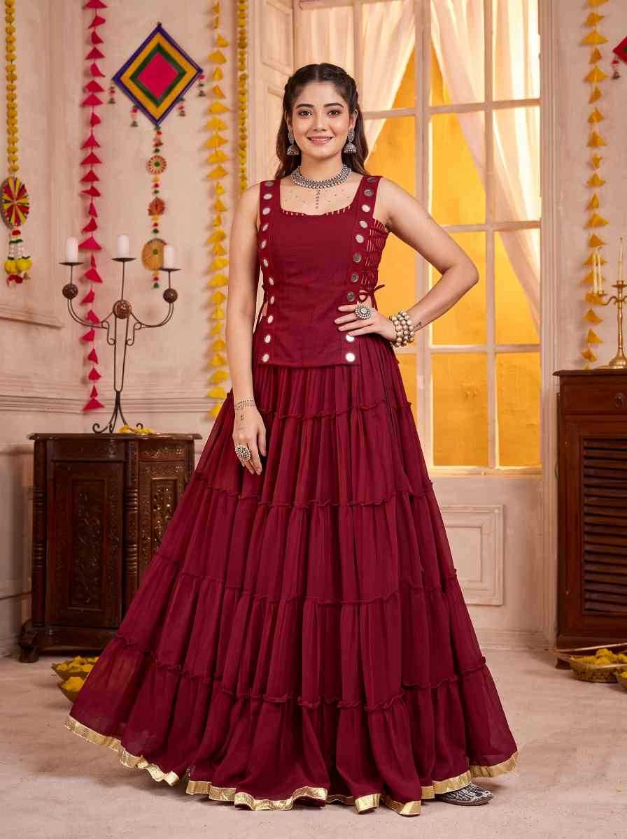 Georgette Traditional Lehenga