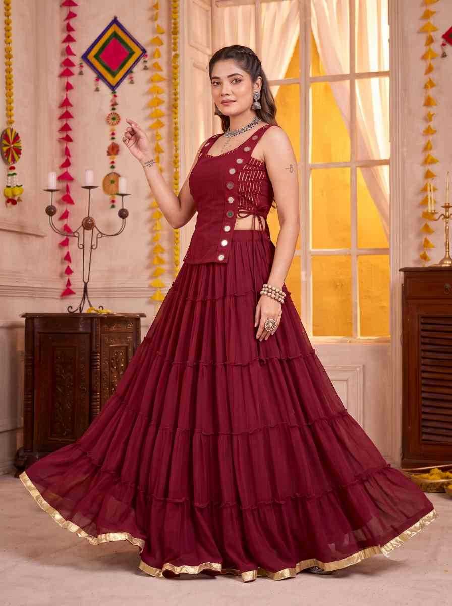 Georgette Traditional Lehenga