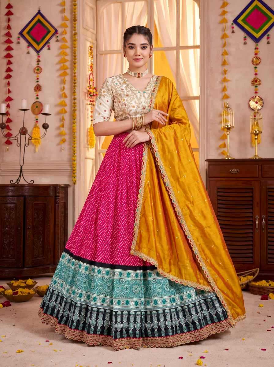 Rayon Printed Lehenga