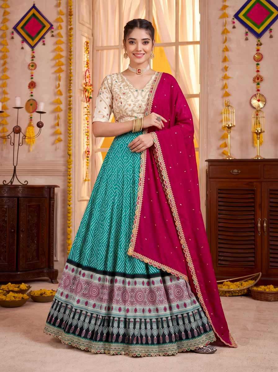 Rayon Printed Lehenga