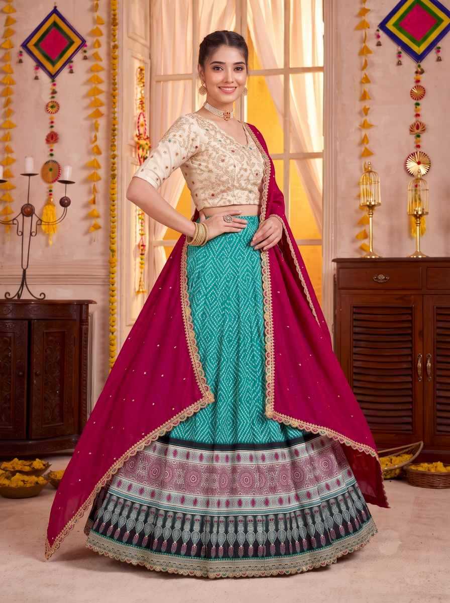 Rayon Printed Lehenga