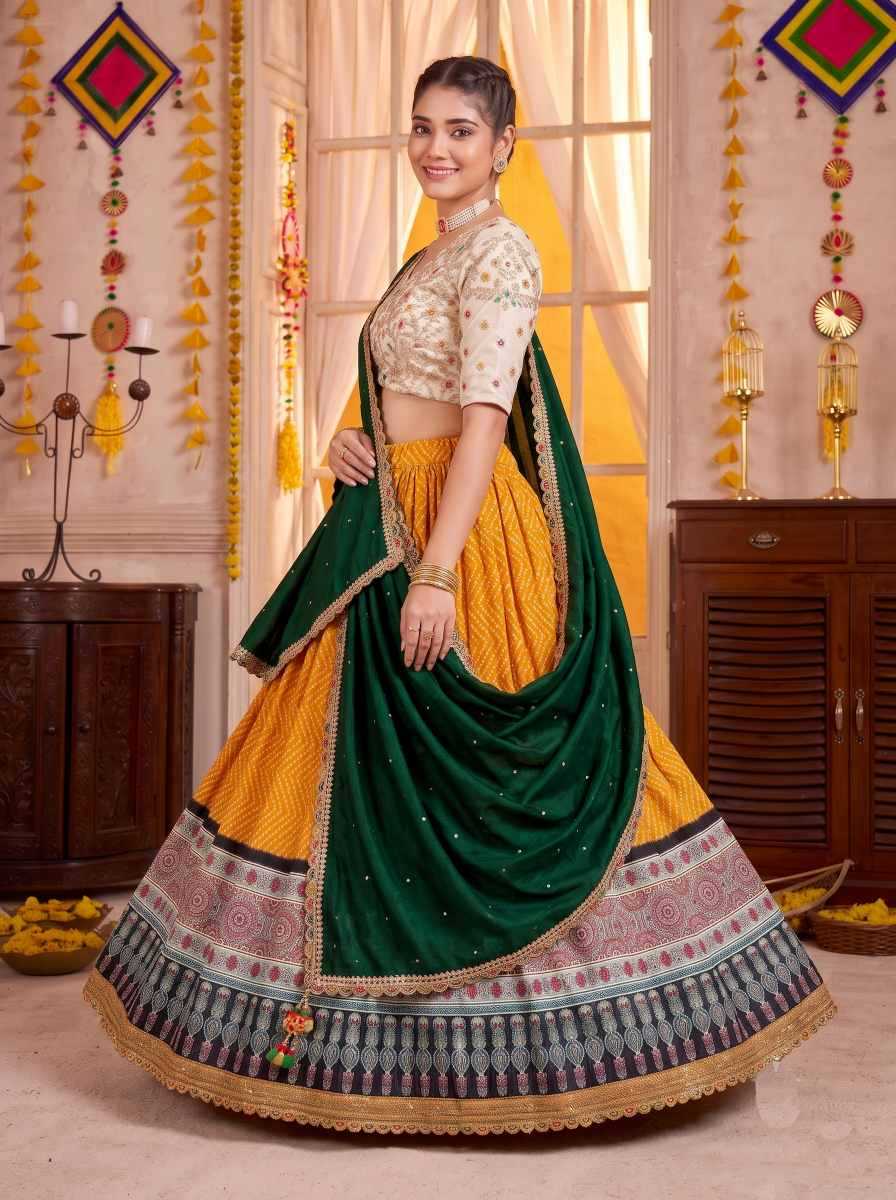 Rayon Printed Lehenga
