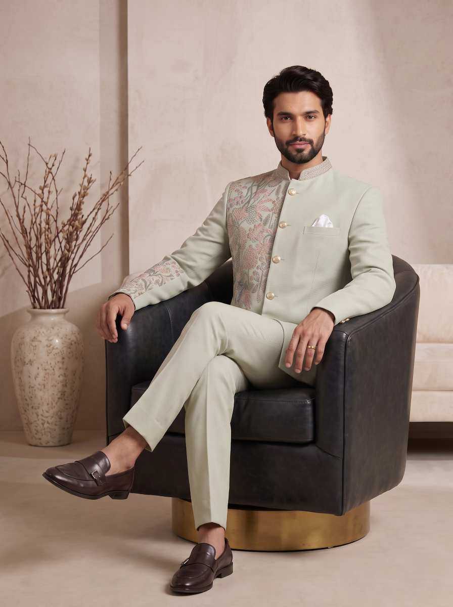 Satin Mens Suit