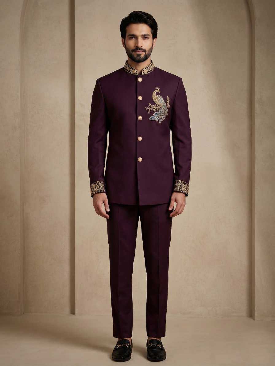 Satin Mens Suit