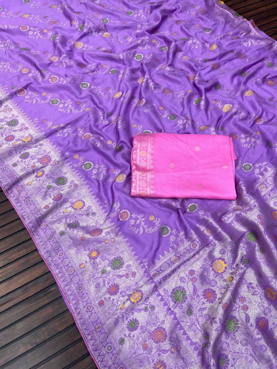 Pure Viscos Georgette Saree