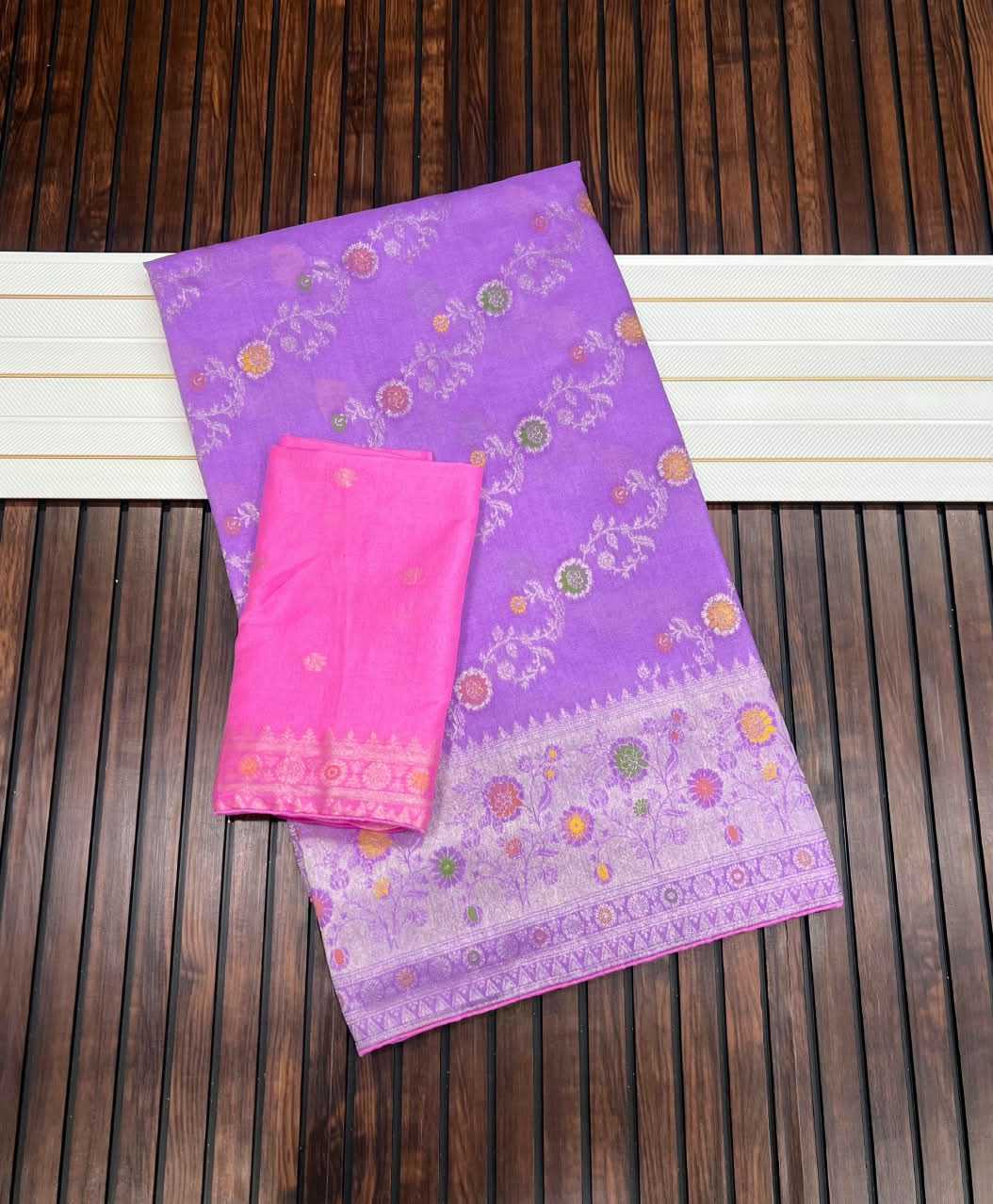 Pure Viscos Georgette Saree