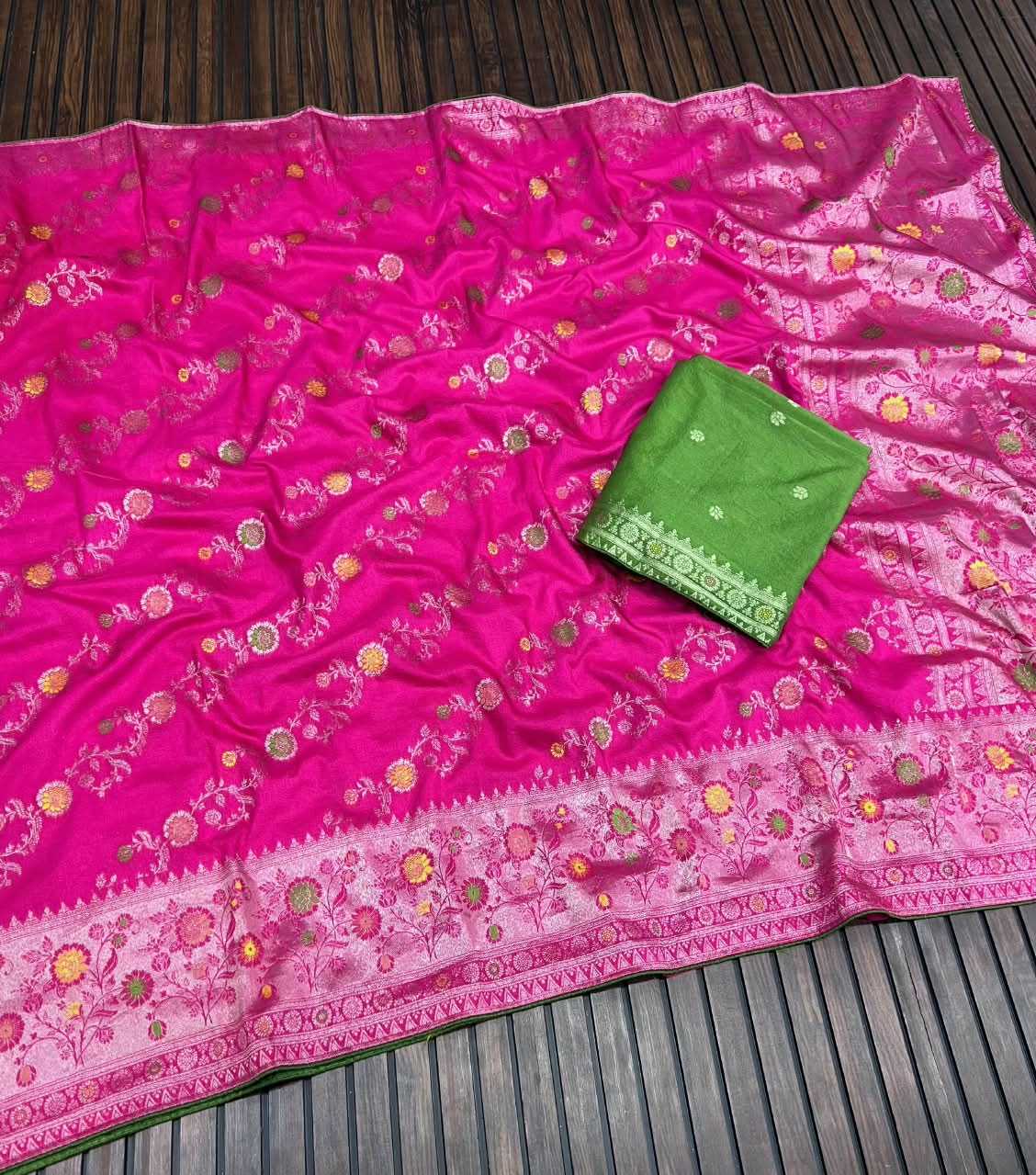 Pure Viscos Georgette Saree