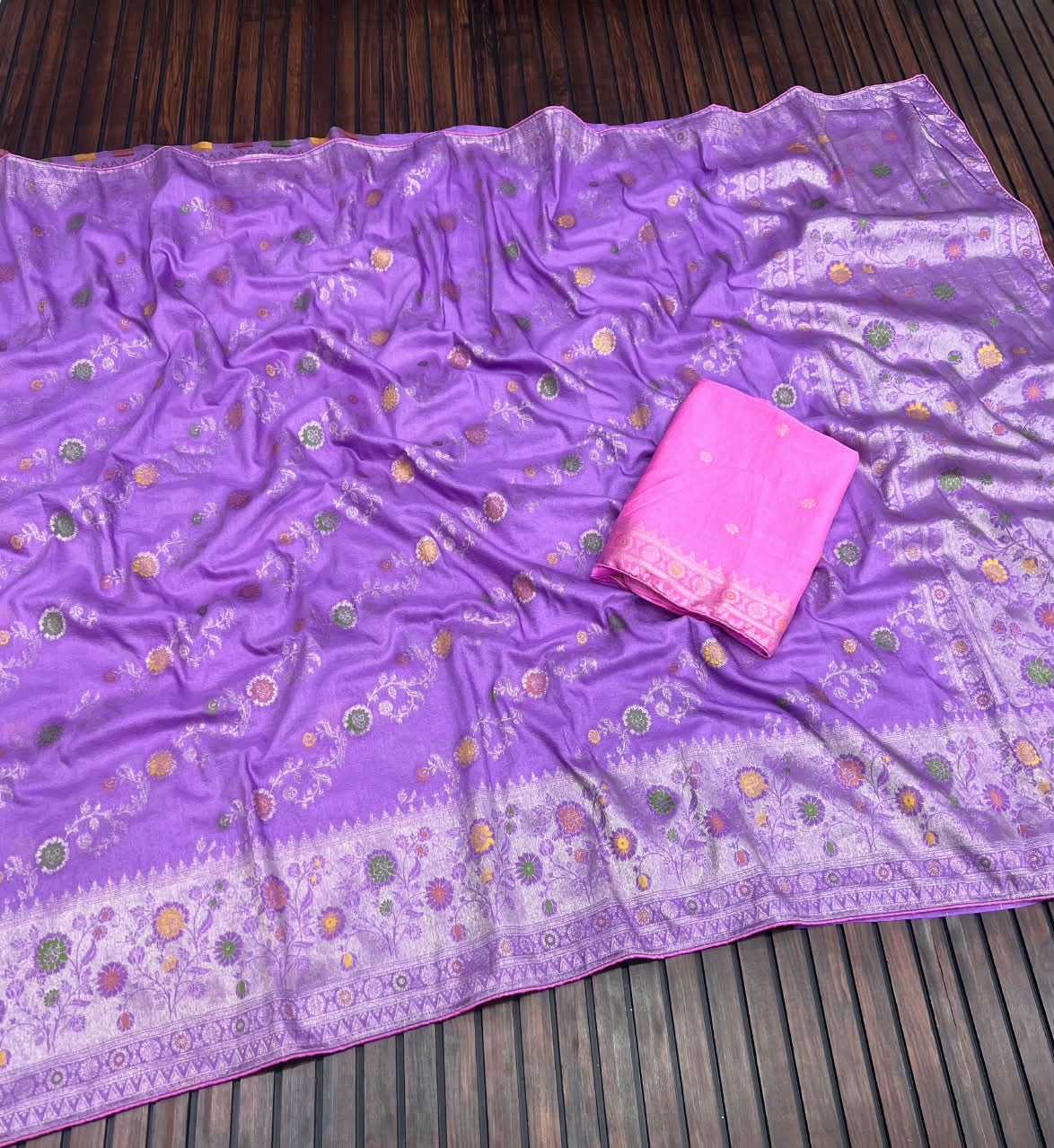 Pure Viscos Georgette Saree