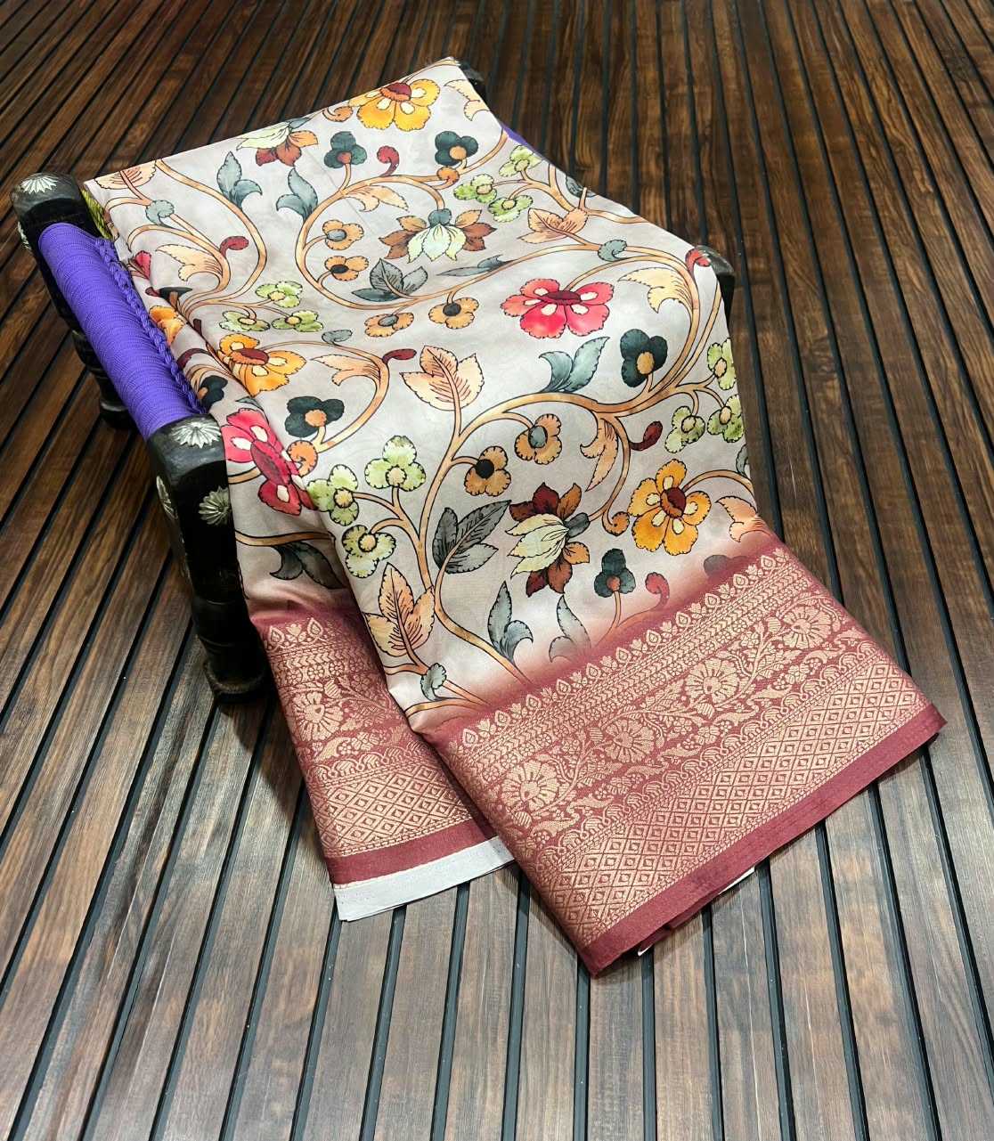 Lichi Silk Dola Saree