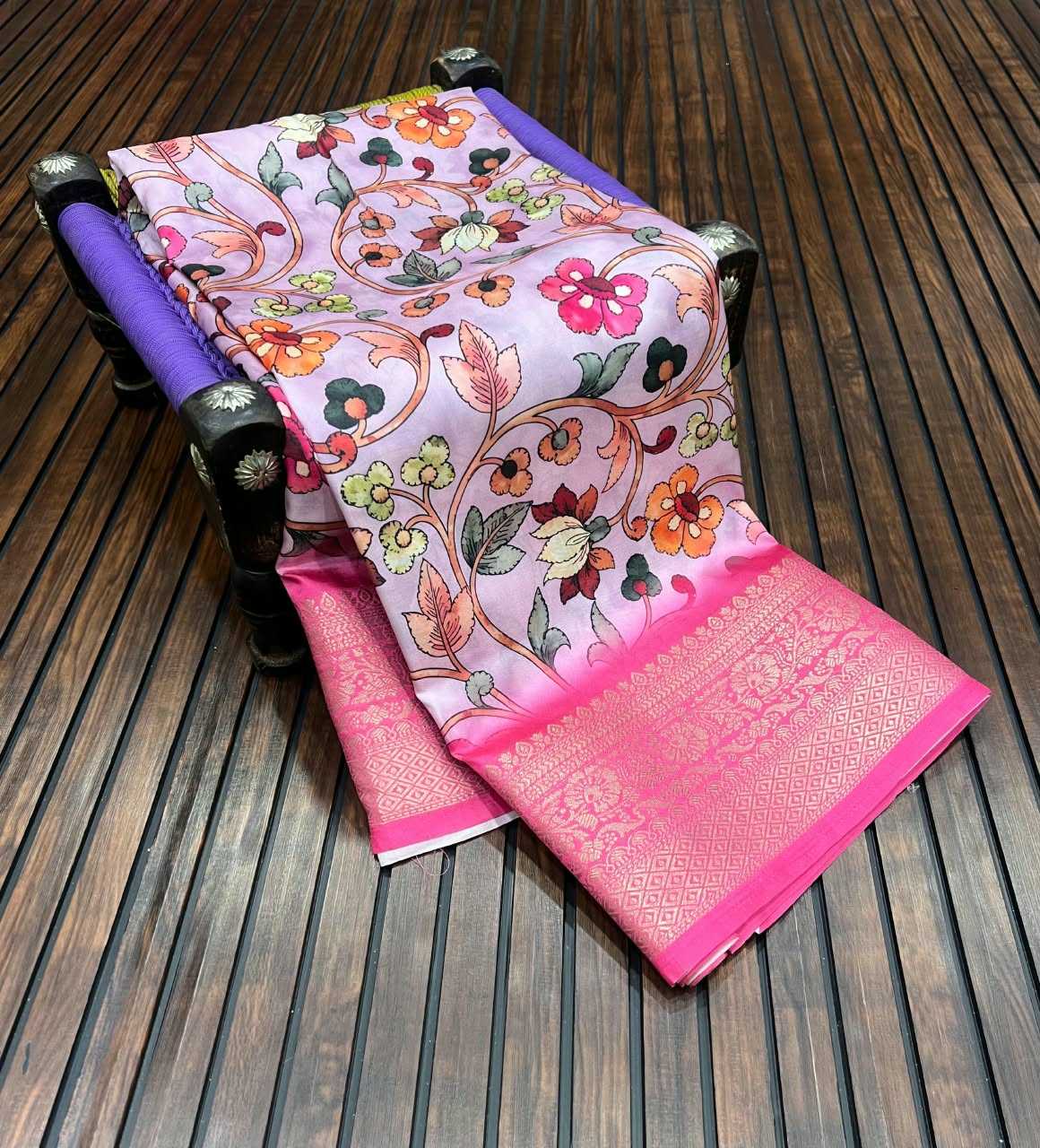 Lichi Silk Dola Saree