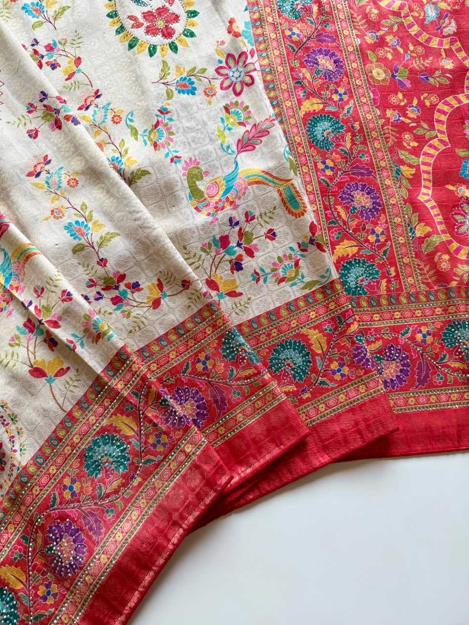 Soft Silk Saree in Dark Wine