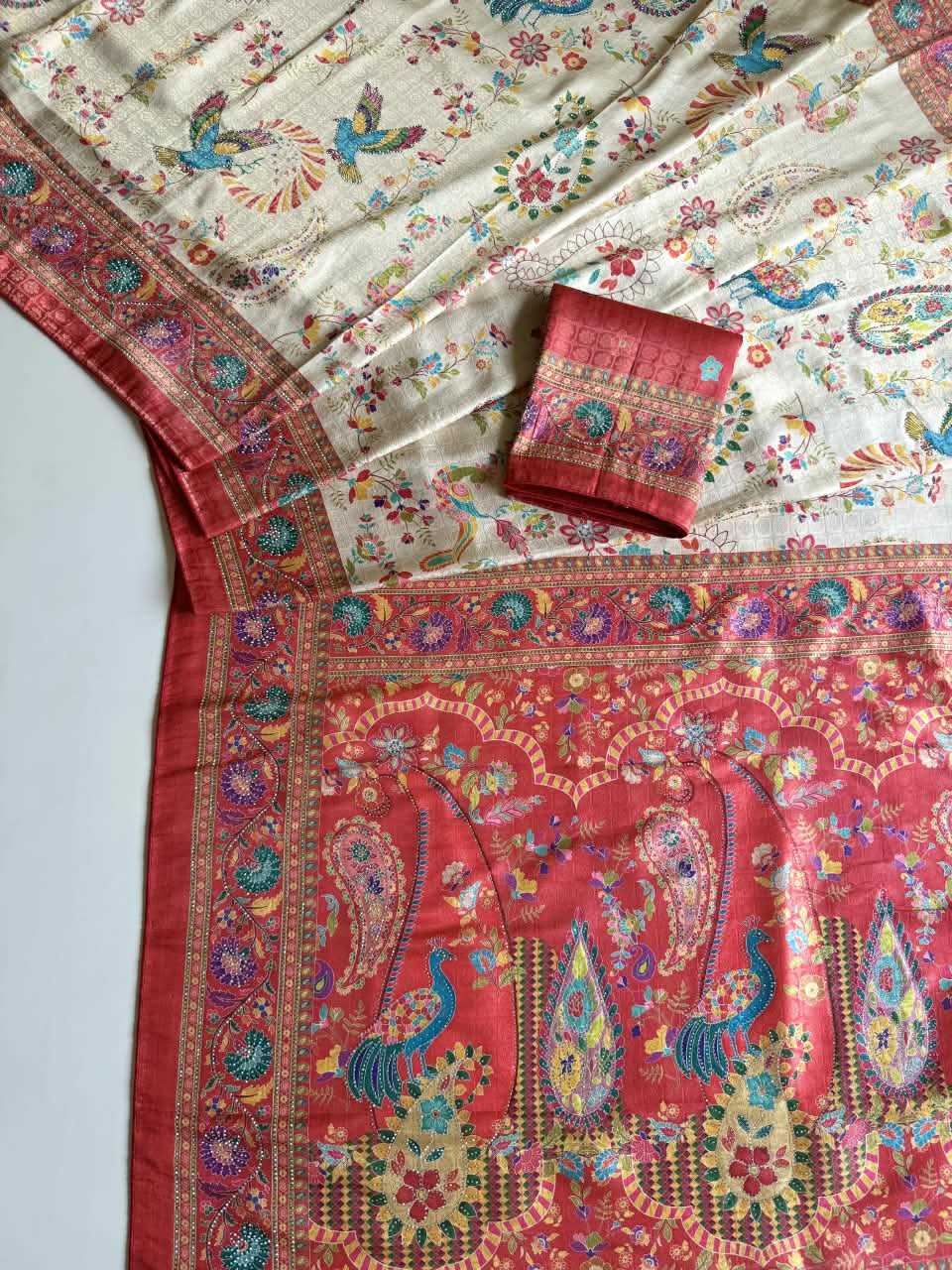 Soft Silk Saree in Dark Wine