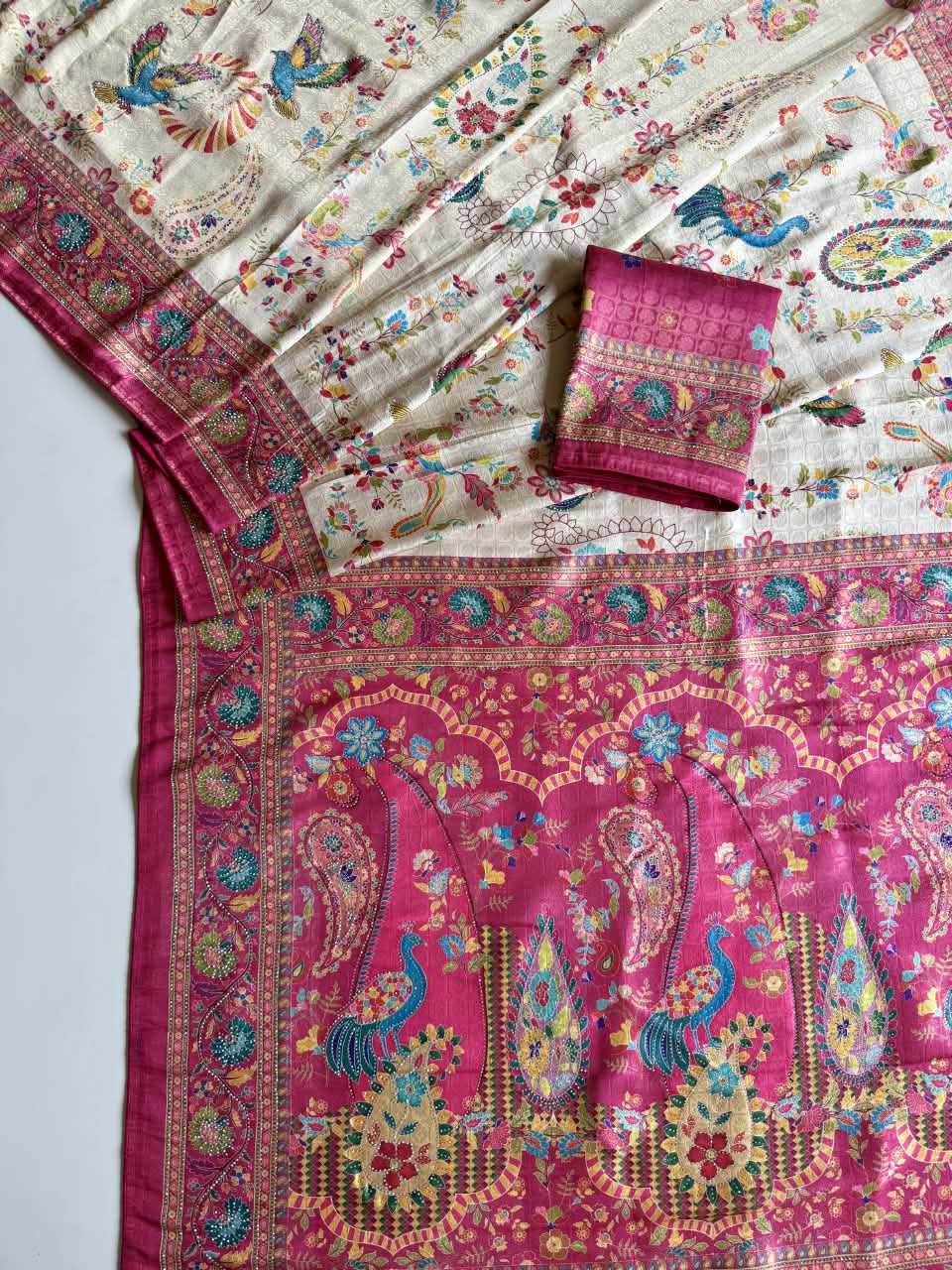 Soft Silk Saree in Dark Wine