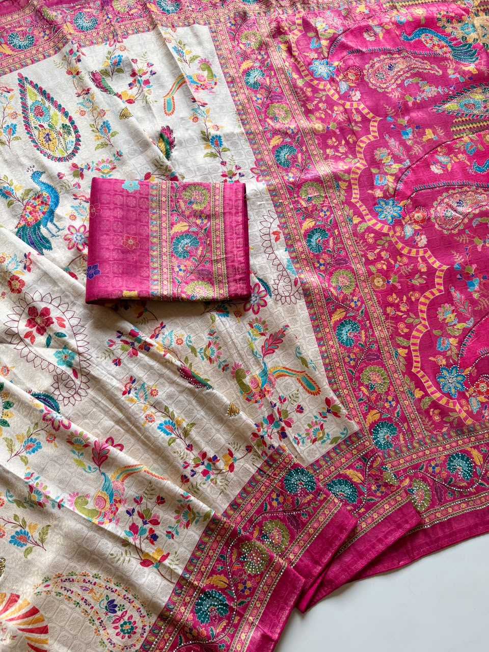 Soft Silk Saree in Dark Wine