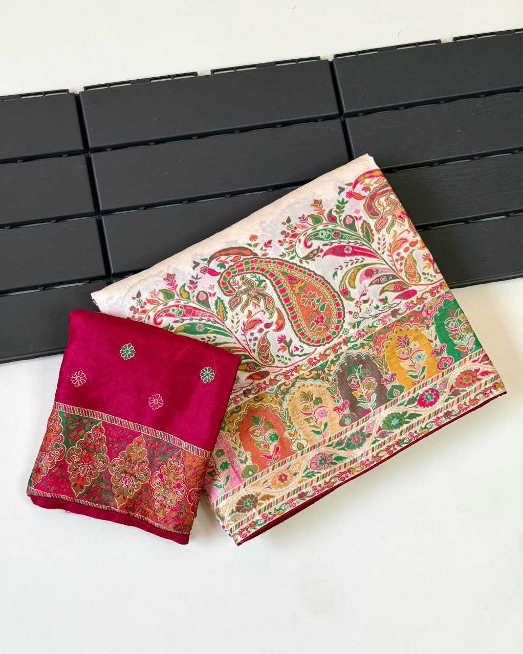 Pure Silk Traditional Saree in Black