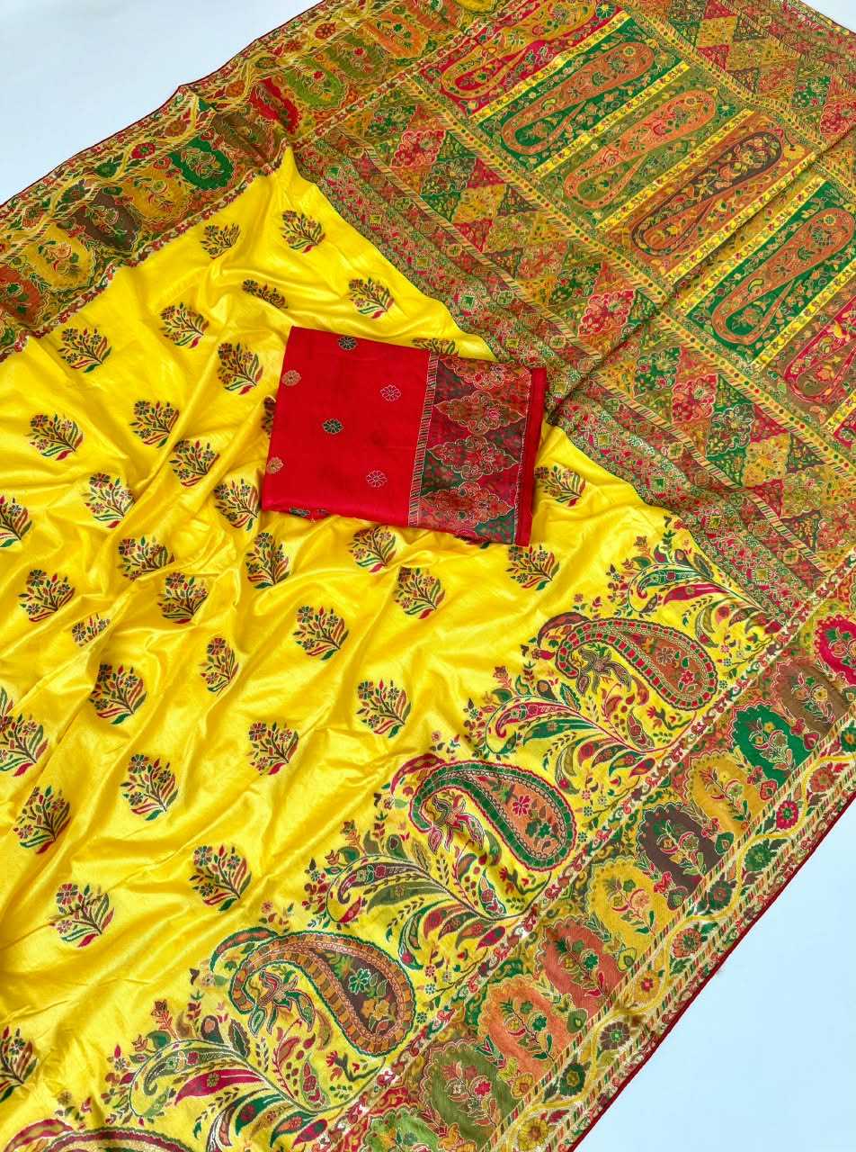 Pure Silk Traditional Saree in Black