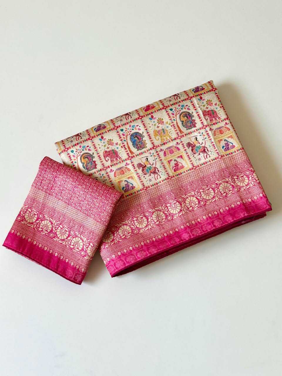 Jacquard Printed Saree
