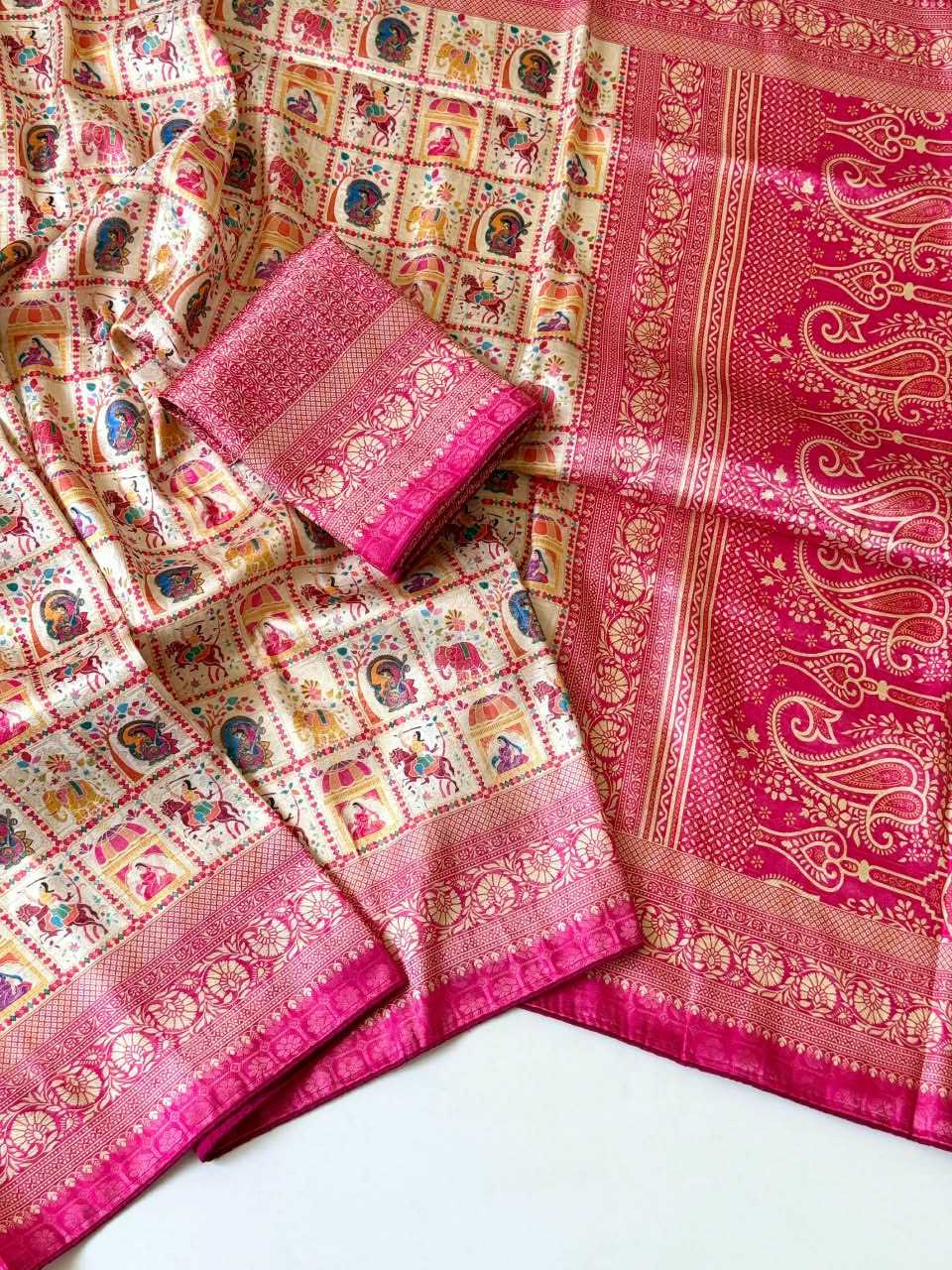 Jacquard Printed Saree