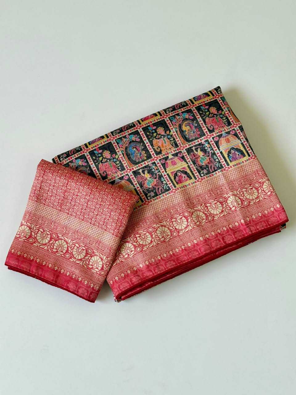 Jacquard Printed Saree