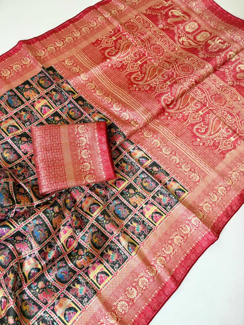 Jacquard Printed Saree
