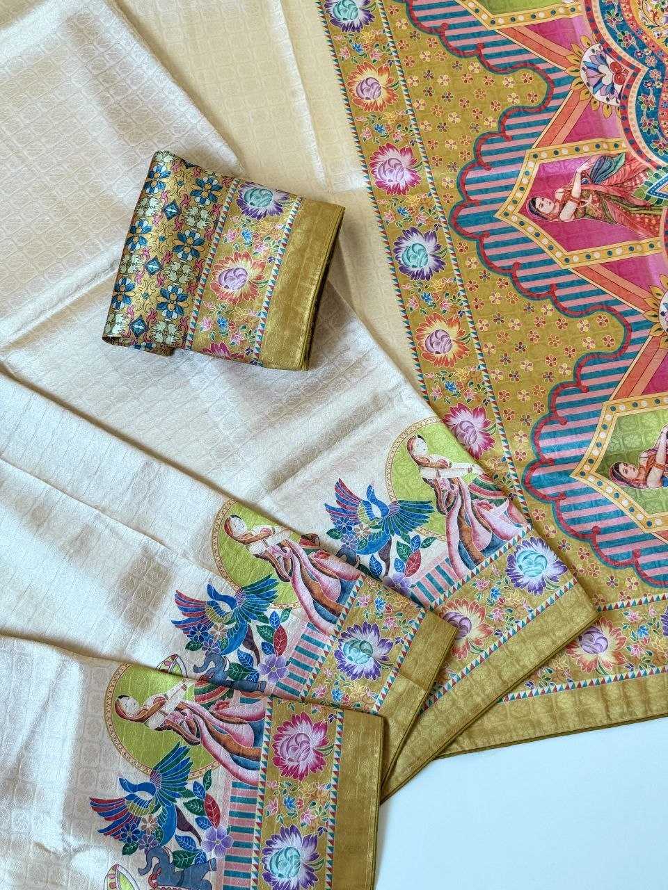 Soft Silk Printed Saree