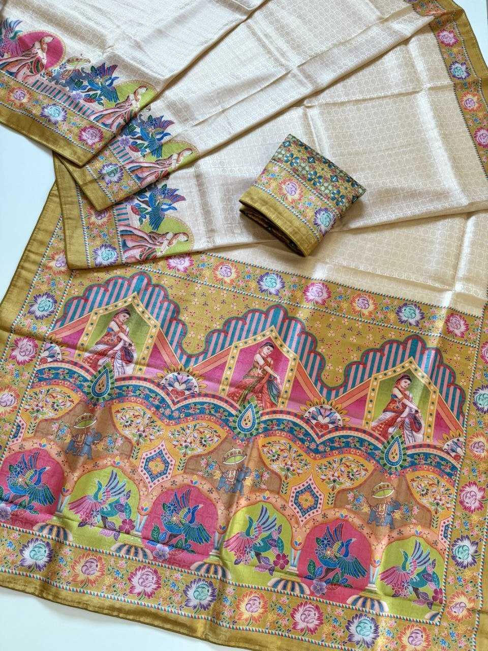 Soft Silk Printed Saree