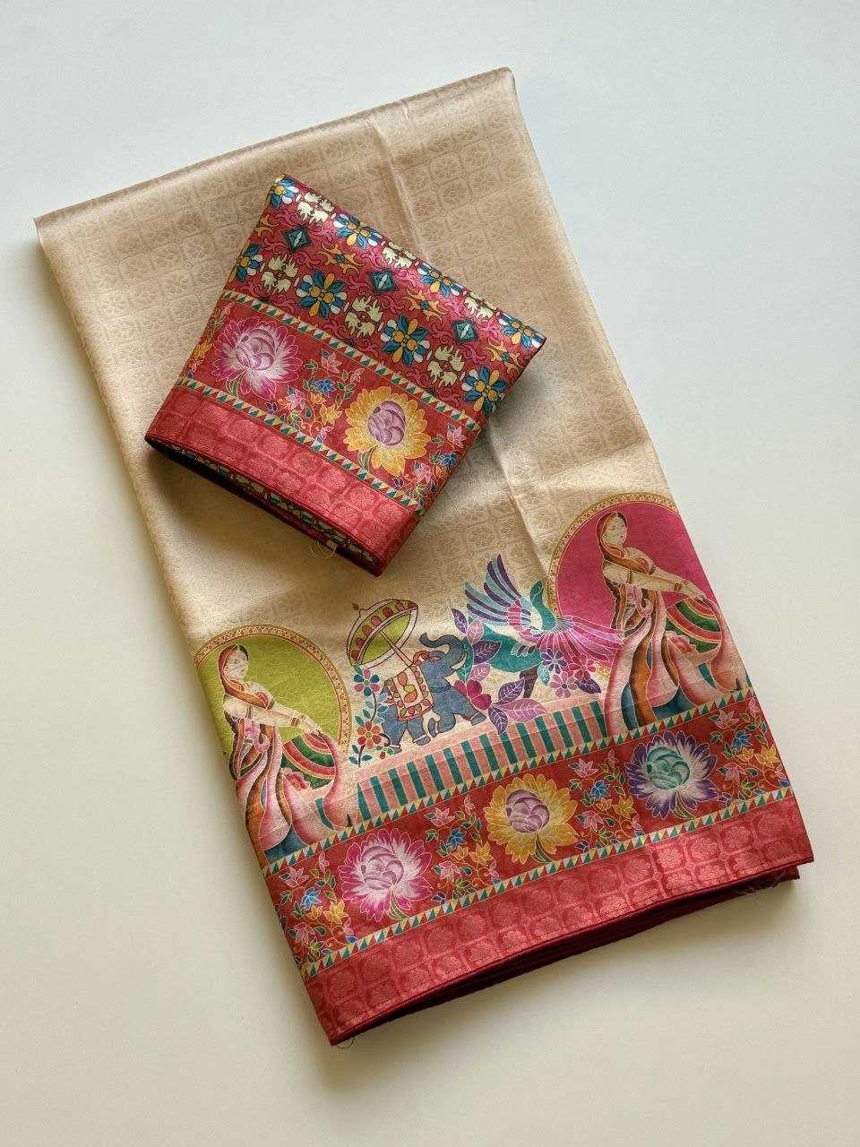 Soft Silk Printed Saree
