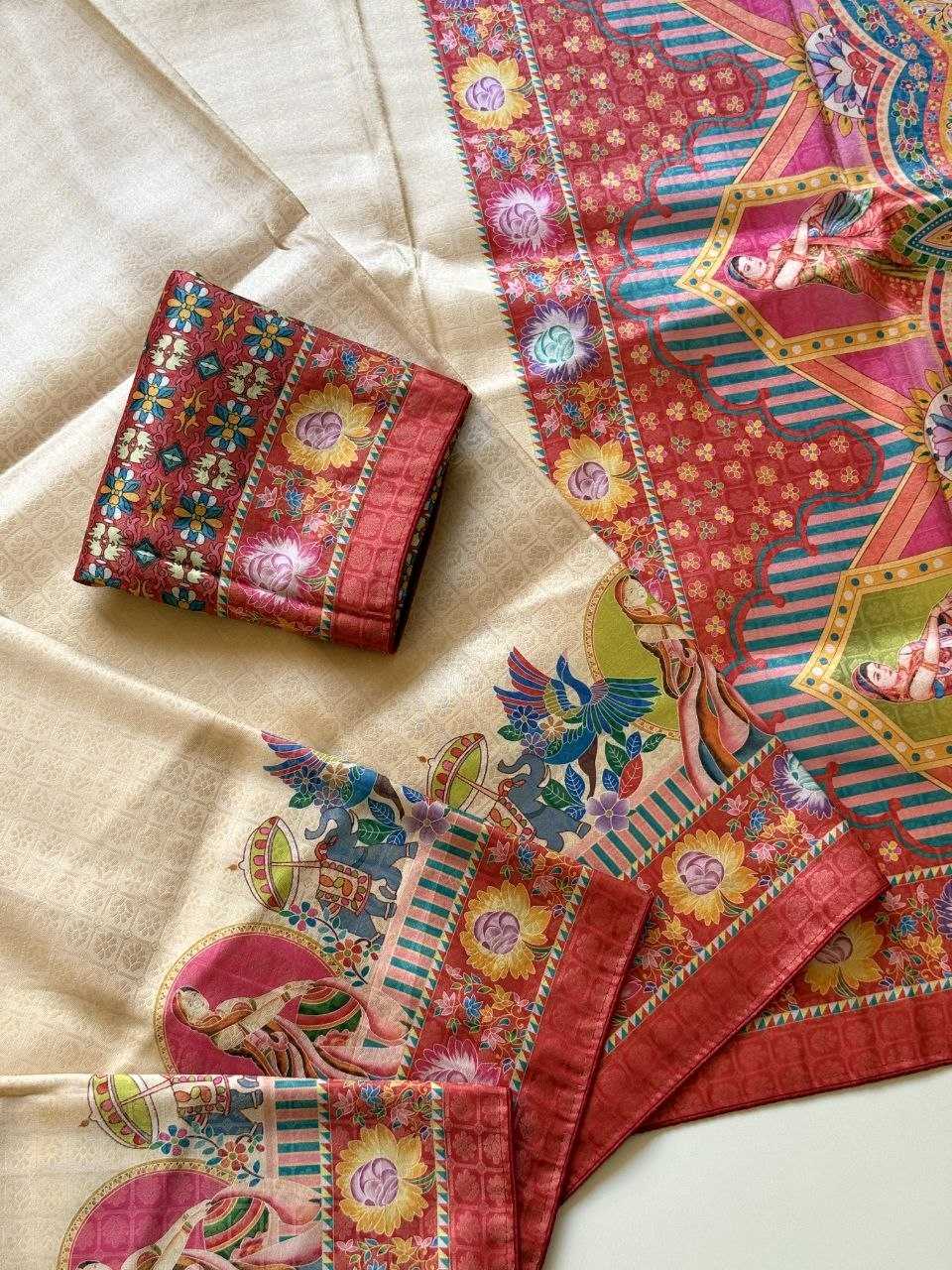Soft Silk Printed Saree