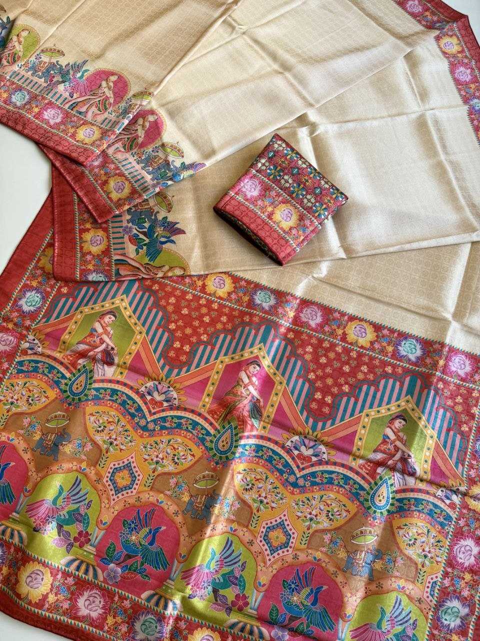 Soft Silk Printed Saree