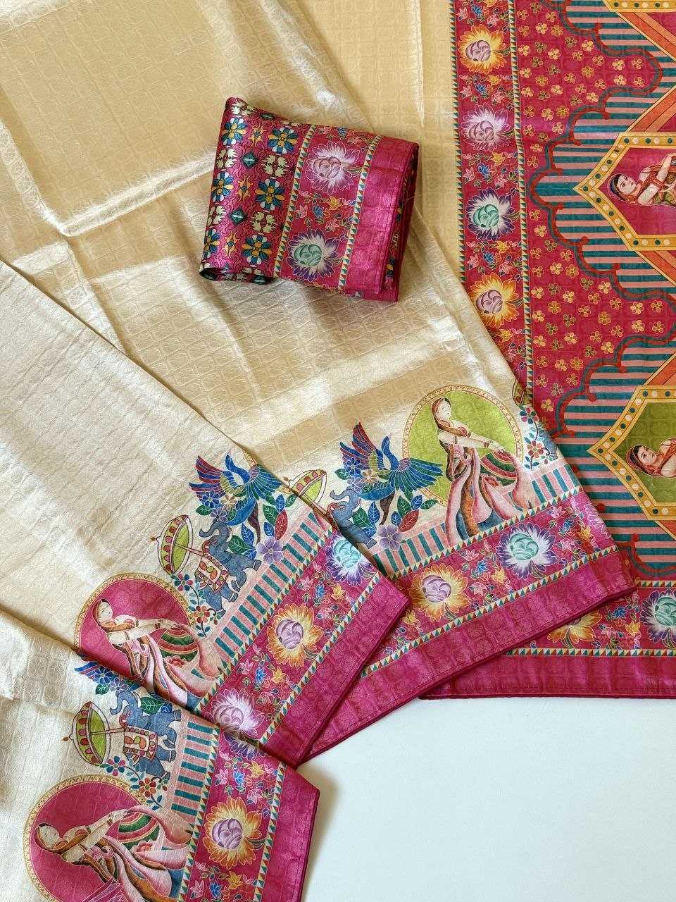 Soft Silk Printed Saree