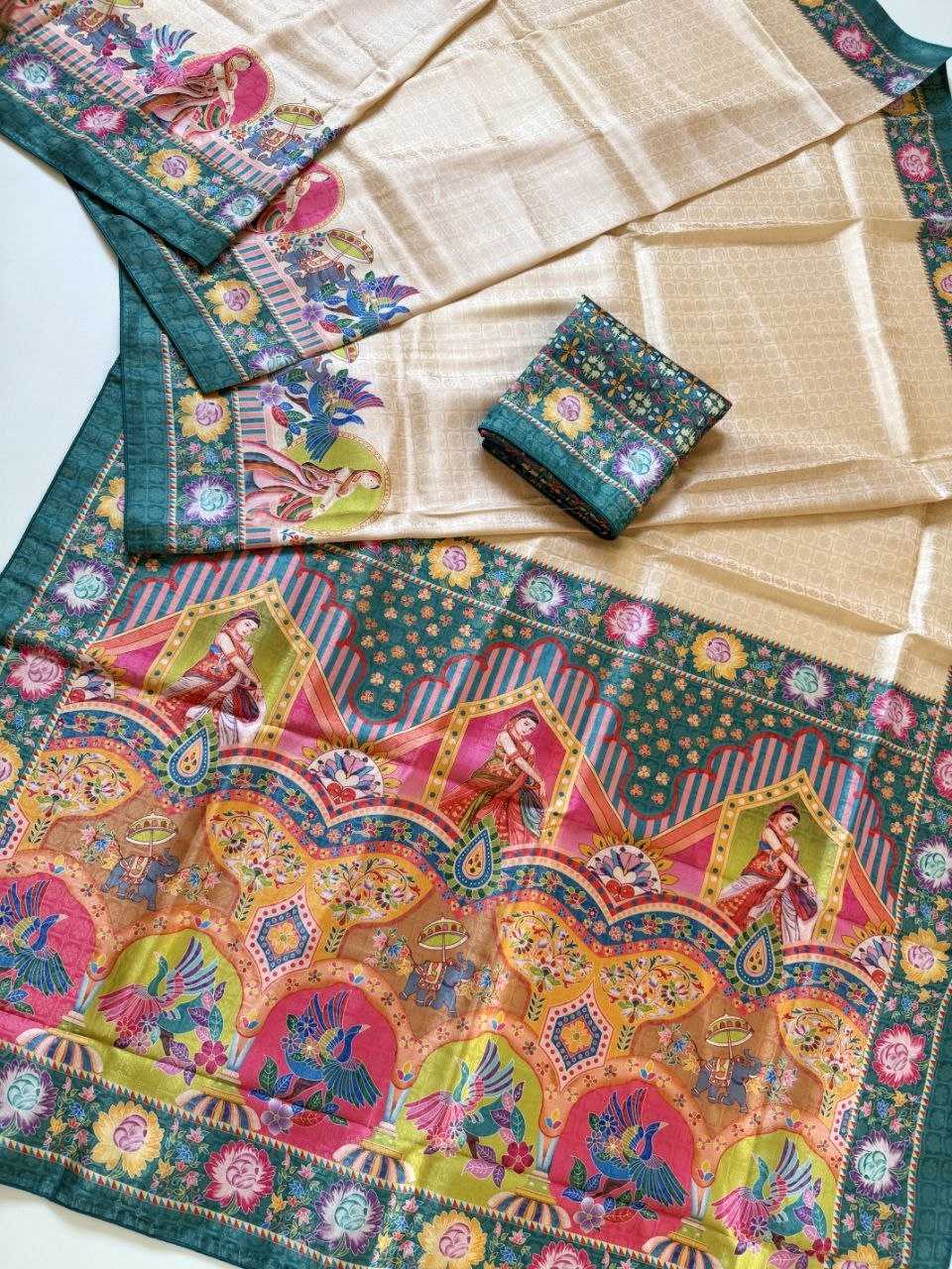 Soft Silk Printed Saree